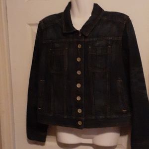 Express dark wash denim jacket